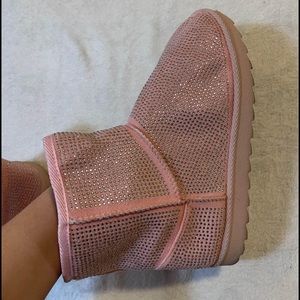 Women rhinestone boots